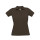 Polo personalizzabile B&C Collection in cotone preristretto femminile Heather Grey