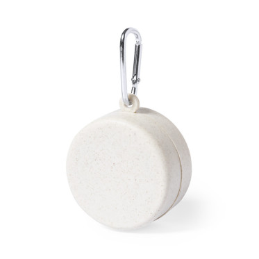 Bicchiere pieghevole personalizzabile capacità 220 ml senza BPA con moschettone