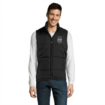 Gilet personalizzato - Scaldacorpo trapuntato personalizzabile con zip e tasche laterali