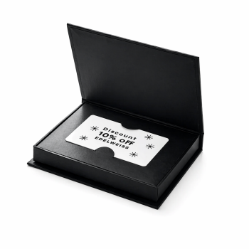 Scatole personalizzate con logo - Scatola porta card da regalo personalizzabile con chiusura magnetica elegante