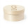 Scatola rotonda personalizzabile legno naturale con coperchio coordinato