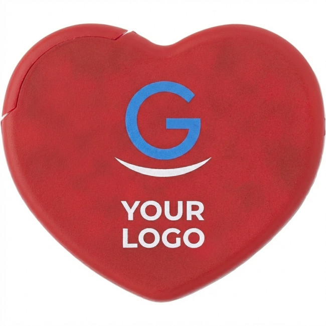 Caramelle cioccolatini personalizzati con logo - Scatoletta Mentine Personalizzabile Impression Design A Cuore In ABS