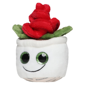 Peluche personalizzati con logo - Schmoozies® Evergreenies® Rose