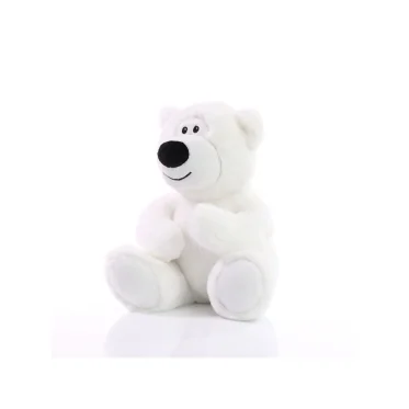 Orso polare personalizzabile MBW peluche riciclato in PET 100%