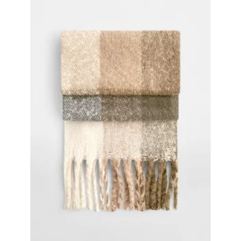 Sciarpa a quadri soffice