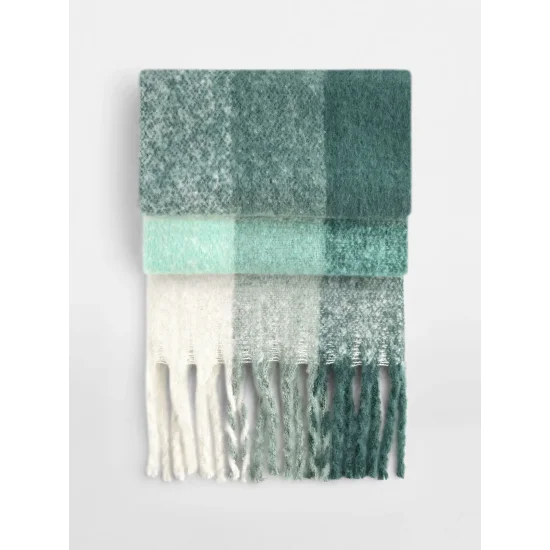 Sciarpa a quadri soffice