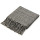 Sciarpa personalizzabile pied a poule nero/grigio/oro 160x40 cm