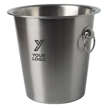 Secchiello champagne, in acciaio inox Hester
