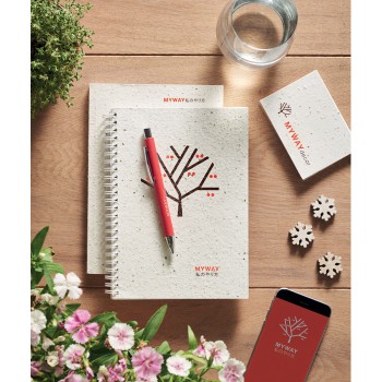 SEED BOOK - Notebook A5 in carta da semi