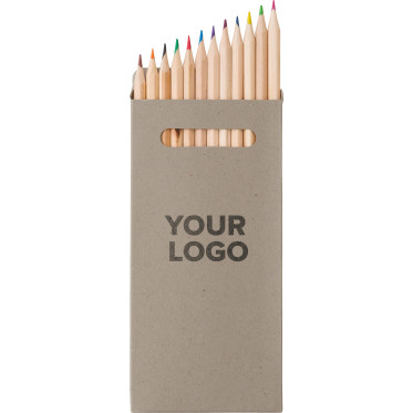 Set 12 Matite Lunghe Colorate Impression Confezione Cartone
