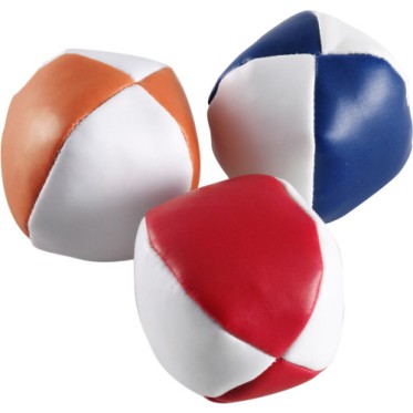 Giochi bambini personalizzati con logo - Set 3 palline giocoliere in PVC Amiya