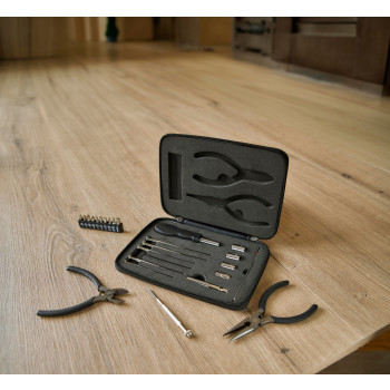 attrezzi personalizzati con logo - Set attrezzi 26 pezzi, custodia in metallo Alisha