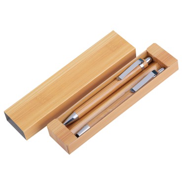 Penne touch screen personalizzate con logo - SET BAMBOO