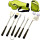 Set da barbecue personalizzabile sacca da golf con 6 utensili funzionali