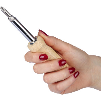 Set cacciaviti in legno Leni