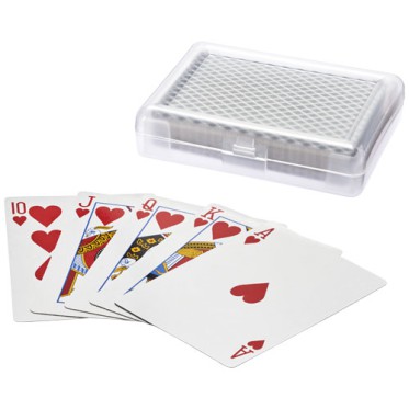 Giochi bambini personalizzati con logo - Set carte da gioco in scatola Reno