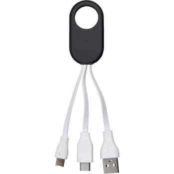 Cavi ricarica smartphone personalizzati con logo - Set cavi per la ricarica in ABS Pilar