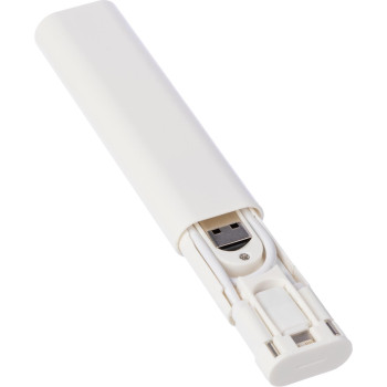 Cavi ricarica smartphone personalizzati con logo - Set cavo e connettore Uwe | Plastica | USB-C | 480 Mbps