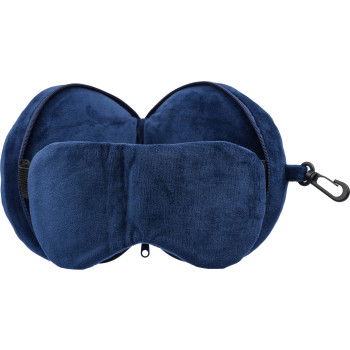 Cuscini da viaggio personalizzati con logo - Set cuscino da viaggio Leontine