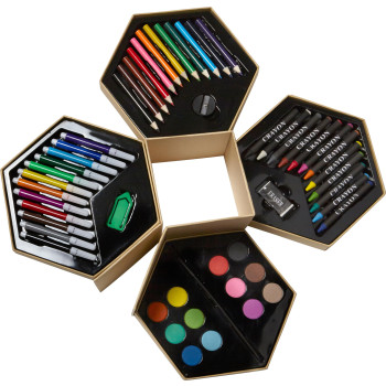 Giochi bambini personalizzati con logo - Set d'arte in cartone Kenji