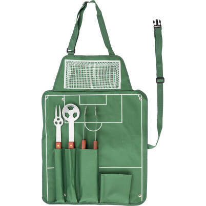 Set da barbecue calcio in nylon 600 D Christina