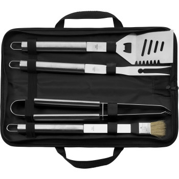 Set da barbecue Silas | Acciaio inox | 4 pz