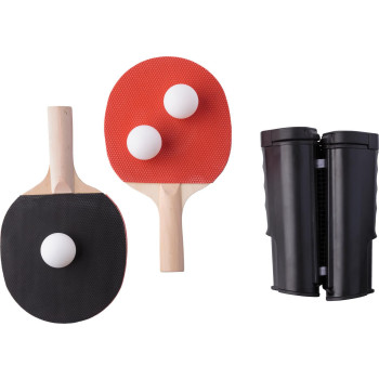 Giochi bambini personalizzati con logo - Set da ping pong in ABS Melinda