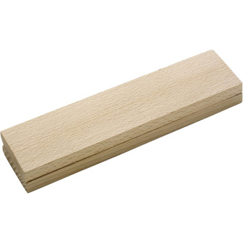 Penne in legno personalizzate con logo - Set da scrittura Morris | Scatola in legno | Penna e matita