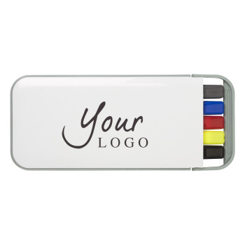 Kit scrittura personalizzati con logo - Set da scrittura Tulisa | Plastica | 4 pz