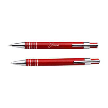 Penna di lusso elegante di qualità personalizzata con logo - Set da scrittura Yolanda | 2 pz