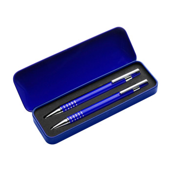 Penna di lusso elegante di qualità personalizzata con logo - Set da scrittura Yolanda | 2 pz