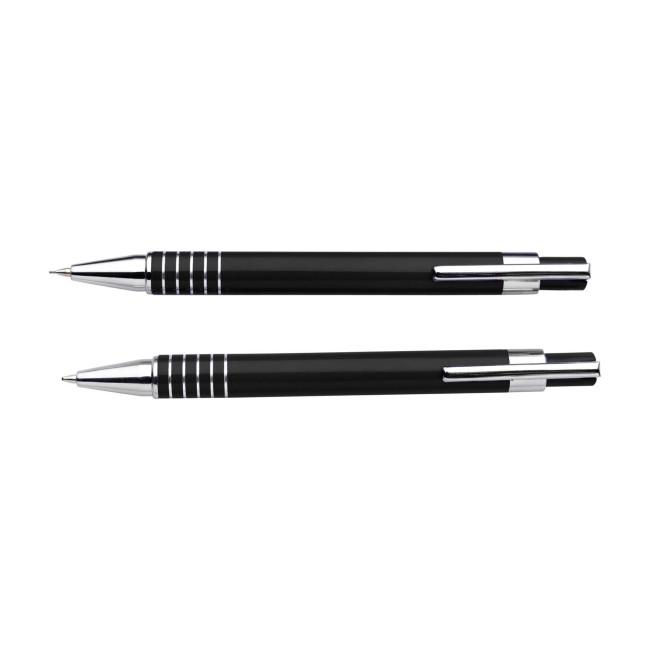 Penna di lusso elegante di qualità personalizzata con logo - Set da scrittura Yolanda | 2 pz