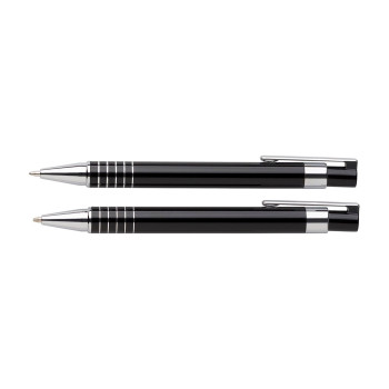 Penna di lusso elegante di qualità personalizzata con logo - Set da scrittura Yolanda | 2 pz