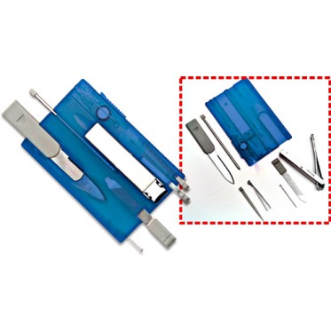 Set da viaggio compatto con 10 funzioni