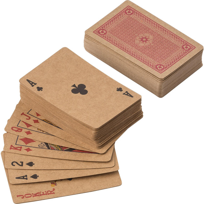 Carte da gioco personalizzate - Set di 2 mazzi di carte da gioco in carta riciclata Arwen
