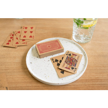 Set di 2 mazzi di carte da gioco in carta riciclata Arwen