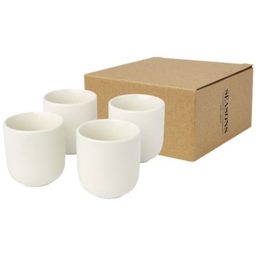 Tazza personalizzata con logo - Set di 4 tazze per espresso da 90 ml Male 