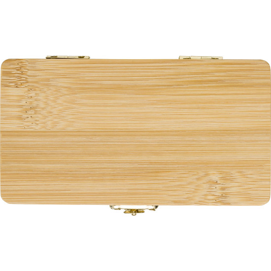 Set di attrezzi Willow | Custodia di bambù | 25 pz