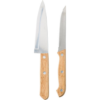 Set di coltelli Tony | Bambù | 2 pz | Scatola magnetica