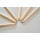 Set 6 matite corte colorate personalizzabili Impression in legno naturale