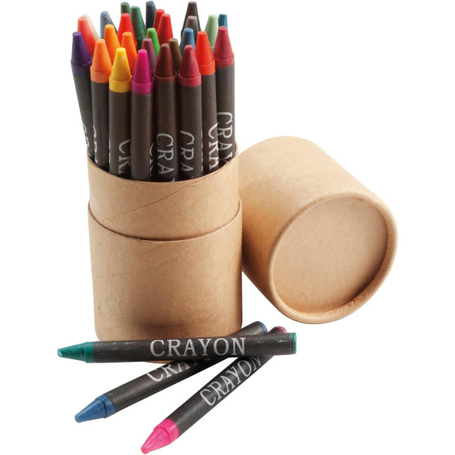 Set di pastelli a cera Gabrielle | Tubo di cartone
