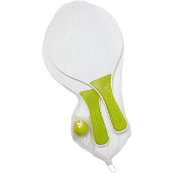 Giochi spiaggia personalizzati con logo - Set di racchette da spiaggia Eliza