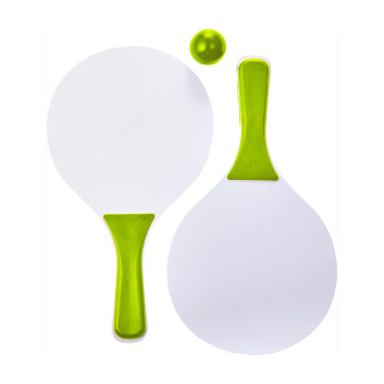 Giochi spiaggia personalizzati con logo - Set di racchette da spiaggia Eliza
