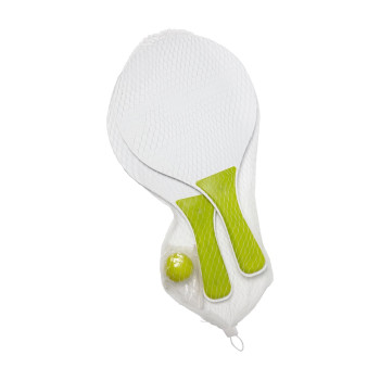 Giochi spiaggia personalizzati con logo - Set di racchette da spiaggia Eliza