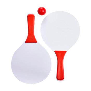 Giochi spiaggia personalizzati con logo - Set di racchette da spiaggia Eliza