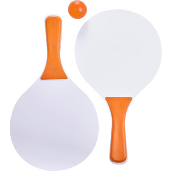 Giochi spiaggia personalizzati con logo - Set di racchette da spiaggia Eliza