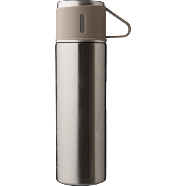 Thermos personalizzato - Set di thermos | Inox | 420 ml + 2 tazze