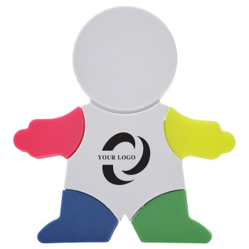 Set evidenziatori Ella | Forma di omino | 4 colori