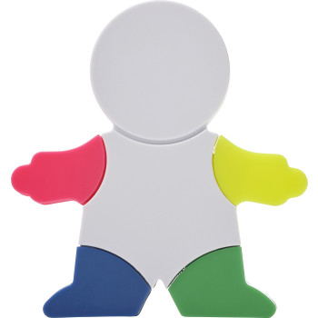 Set evidenziatori Ella | Forma di omino | 4 colori