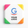 Set evidenziatori personalizzabili con custodia ABS design squadrato
